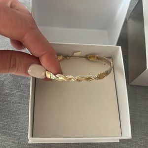 Beautiful gold and silver bracelet